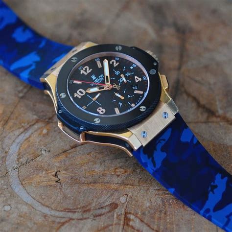 hublot rubber strap blue|hublot rubber strap replacement.